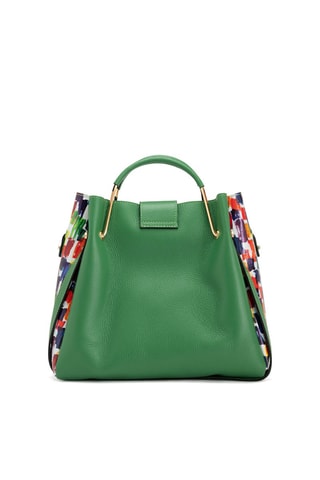 Sac à main en cuir Anna Signature \#016 - Anna Morellini - Vert