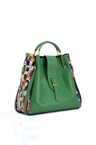 Sac à main en cuir Anna Signature \#016 - Anna Morellini - Vert