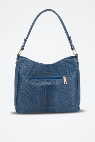 Sac porté épaule en cuir Dania - Anna Morellini - Bleu