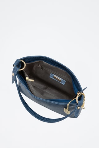 Sac porté épaule en cuir Dania - Anna Morellini - Bleu
