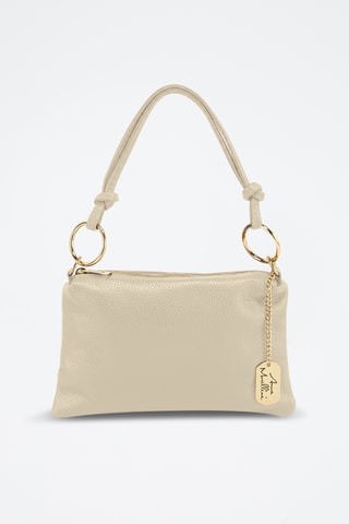 Sac à main en cuir Erenza - Argenté