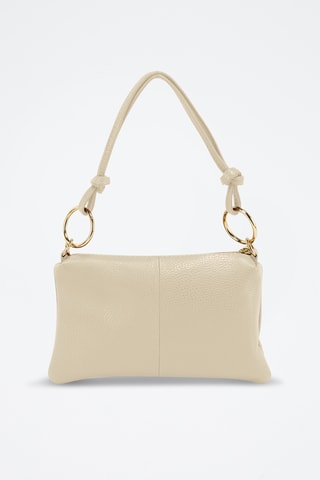 Sac à main en cuir Erenza - Argenté