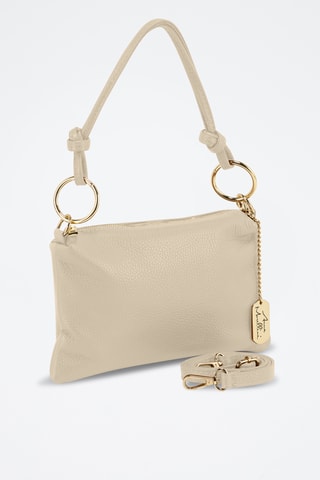 Sac à main en cuir Erenza - Argenté