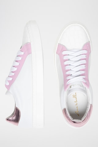 Baskets en cuir Albarisela - Rose