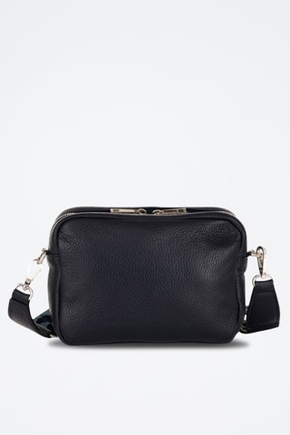 Sac bandoulière en cuir Erminia - Anna Morellini - Noir