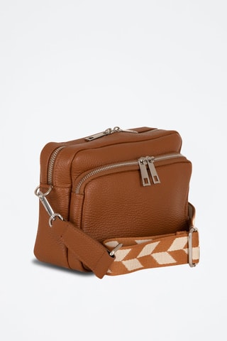 Sac bandoulière en cuir Erminia - Anna Morellini - Marron