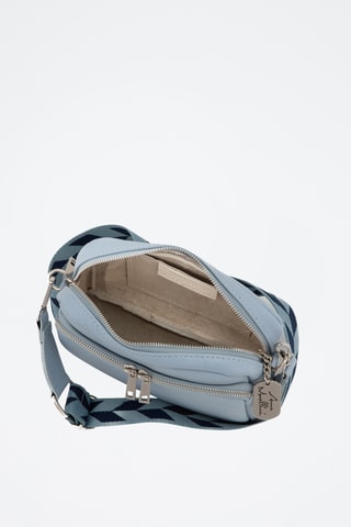 Sac bandoulière en cuir Erminia - Anna Morellini - Bleu