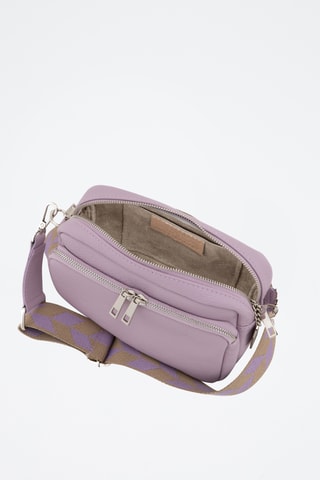 Sac bandoulière en cuir Erminia - Anna Morellini - Rose