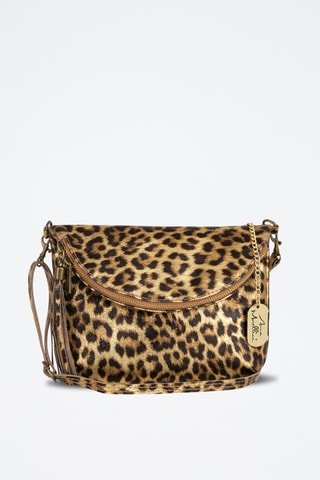 Sac bandoulière en cuir Malvina - Doré