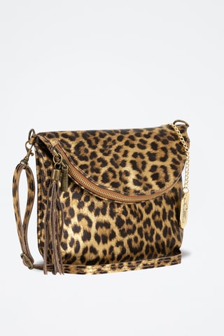 Sac bandoulière en cuir Malvina - Doré