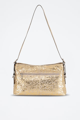 Sac porté épaule en cuir Teodora - Taupe