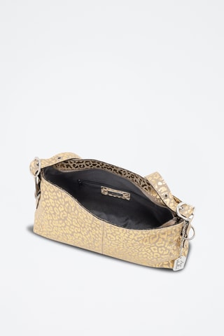 Sac porté épaule en cuir Teodora - Taupe