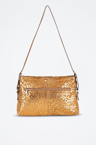 Sac porté épaule en cuir Teodora - Marron