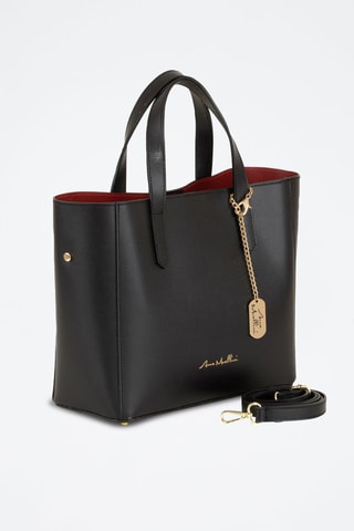 Sac à main en cuir Battista - Noir