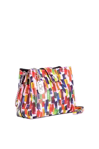 Sac bandoulière en cuir Olivia - Anna Morellini - Multicolore