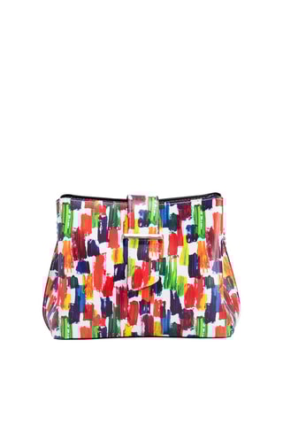 Sac bandoulière en cuir Olivia - Anna Morellini - Multicolore