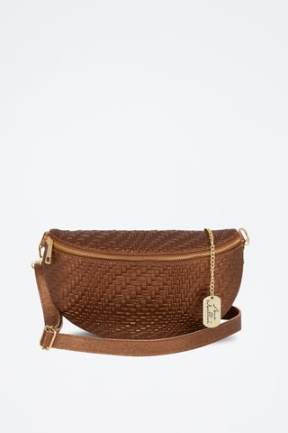 Sac banane en cuir Rufina - Marron
