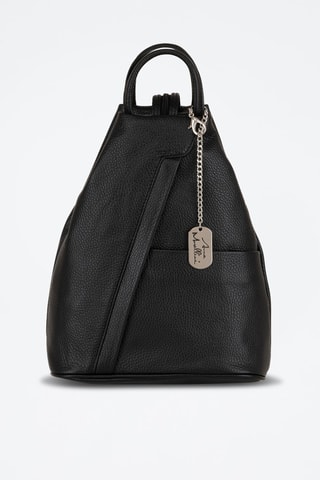 Sac à dos en cuir Renata - Noir