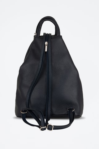 Sac à dos en cuir Renata - Bleu