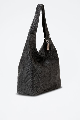 Sac porté épaule en cuir Palladia - Noir