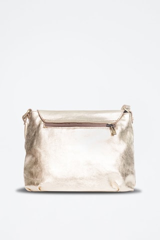 Sac bandoulière en cuir Serra Dolcedorme - Anna Morellini - Doré