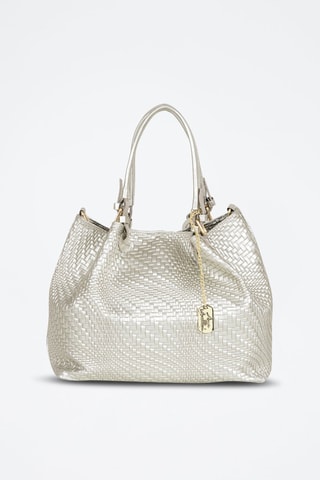 Sac à main en cuir Eloisa - Argenté