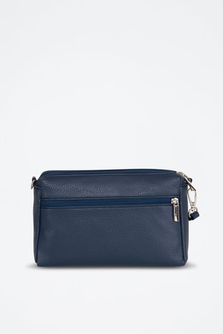 Sac bandoulière en cuir Idalia - Bleu