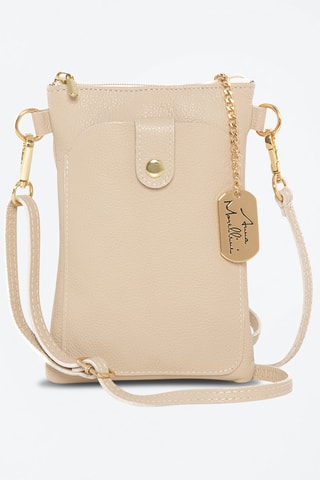 Sac bandoulière en cuir Erica - Rose