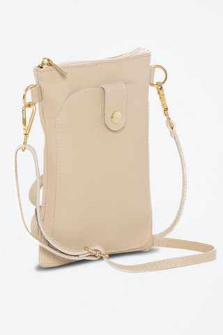 Sac bandoulière en cuir Erica - Rose