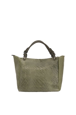 Cabas en cuir Solana - Vert