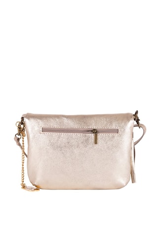 Sac bandoulière en cuir Beverly - Doré