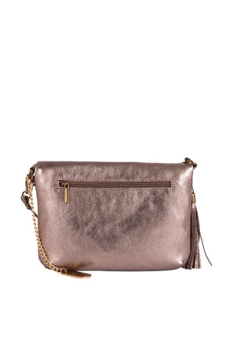 Sac bandoulière en cuir Beverly - Doré