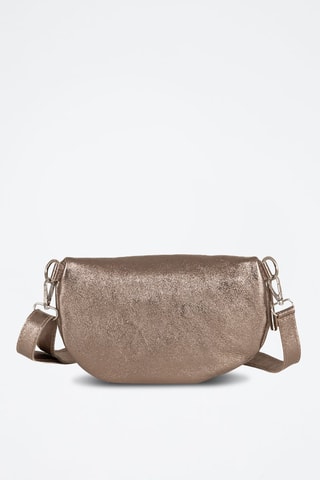Sac banane en cuir Berenice - Taupe