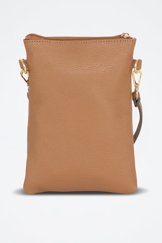 Sac bandoulière en cuir Erica - Marron