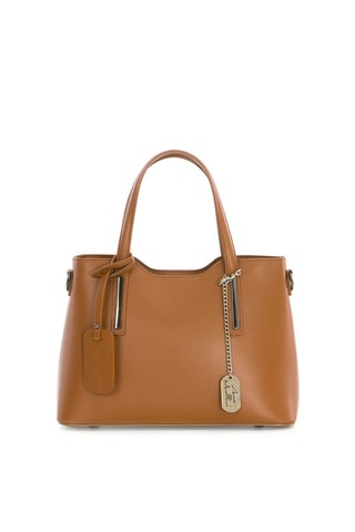 Sac à main en cuir Dalila - Marron