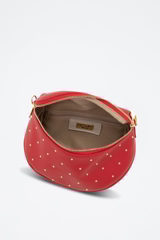 Sac banane en cuir Domenica - Bordeaux