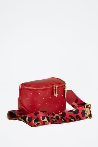 Sac banane en cuir Domenica - Bordeaux