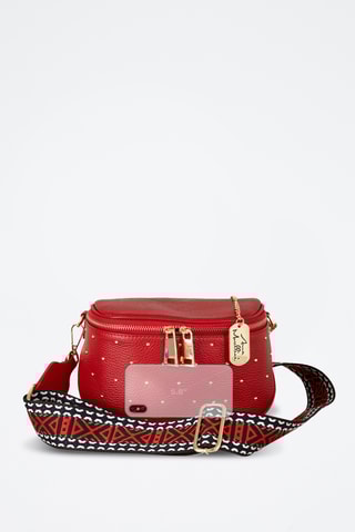 Sac banane en cuir Domenica - Rouge