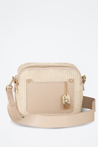 Sac bandoulière en cuir Ilaria - Rose