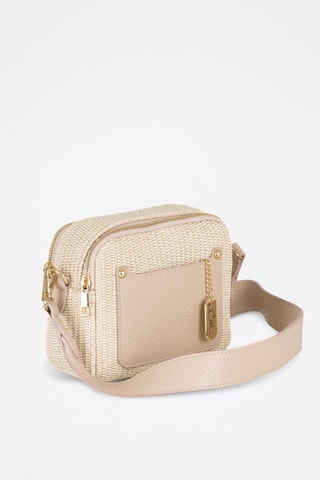 Sac bandoulière en cuir Ilaria - Rose