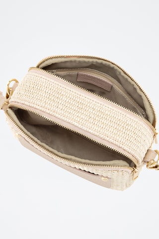 Sac bandoulière en cuir Ilaria - Rose