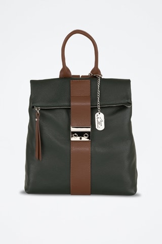 Sac à dos en cuir Azalea - Vert