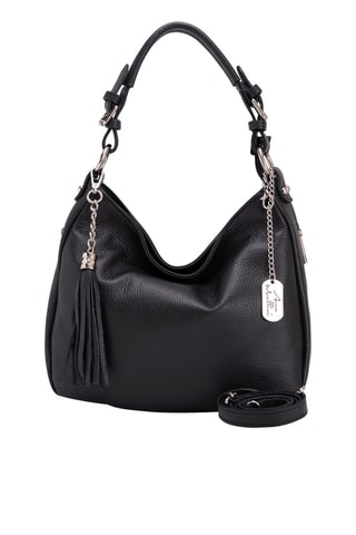 Sacs porté-épaule en cuir Florella - Noir