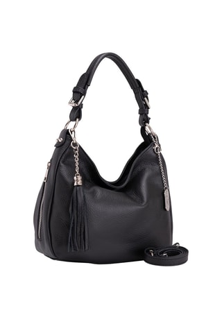 Sacs porté-épaule en cuir Florella - Noir