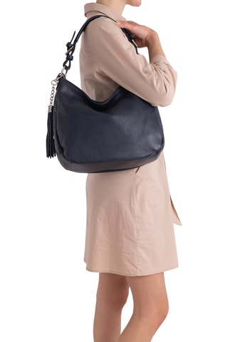 Sacs porté-épaule en cuir Florella - Noir