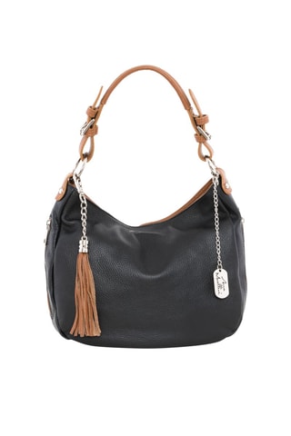 Sacs porté-épaule en cuir Florella - Noir