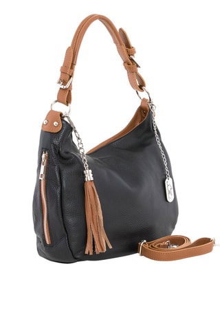 Sacs porté-épaule en cuir Florella - Noir