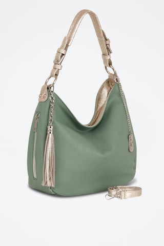 Sacs porté-épaule en cuir Florella - Vert