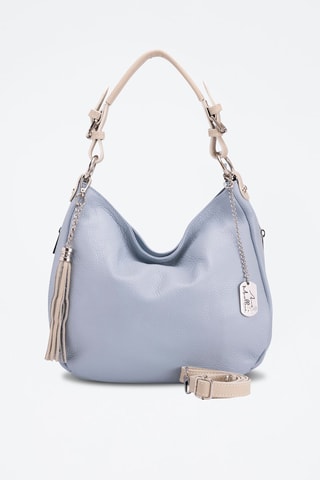 Sacs porté-épaule en cuir Florella - Bleu