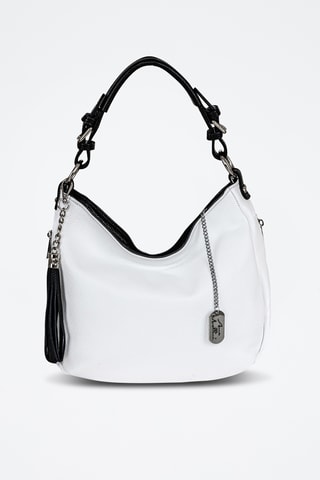 Sacs porté-épaule en cuir Florella - Blanc